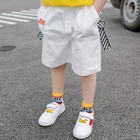 New casual children's cotton summer sportswear elastic waist boys shorts