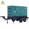 portable trailer diesel generator with silent