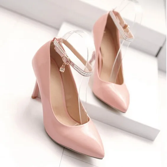 New Fashion 2015 Women Pumps Sexy High Heels Shoes Woman Wedding Shoes Sapatos Femininos Salto Alto Pointed Toe Shoes Female