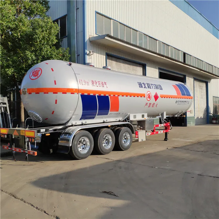 30tons Lpg Tanker Tri Axles Trailers 60cbm Lpg Gas Road Tanker Buy