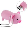 High Speed PenDrive Cartoon Cute Pig Usb Flash Drive Pen Drive 4G/8G/16G/32G/64GB U Disk Animal Memory Stick Real Capacity Gift