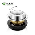 Household mini electric food steamer stainless steel steam pot