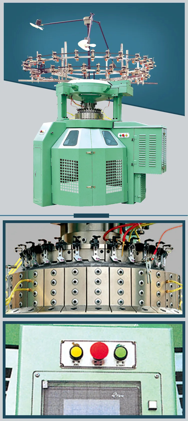 Top China Manufacturer Double Weaving Circular Knitting Machine With