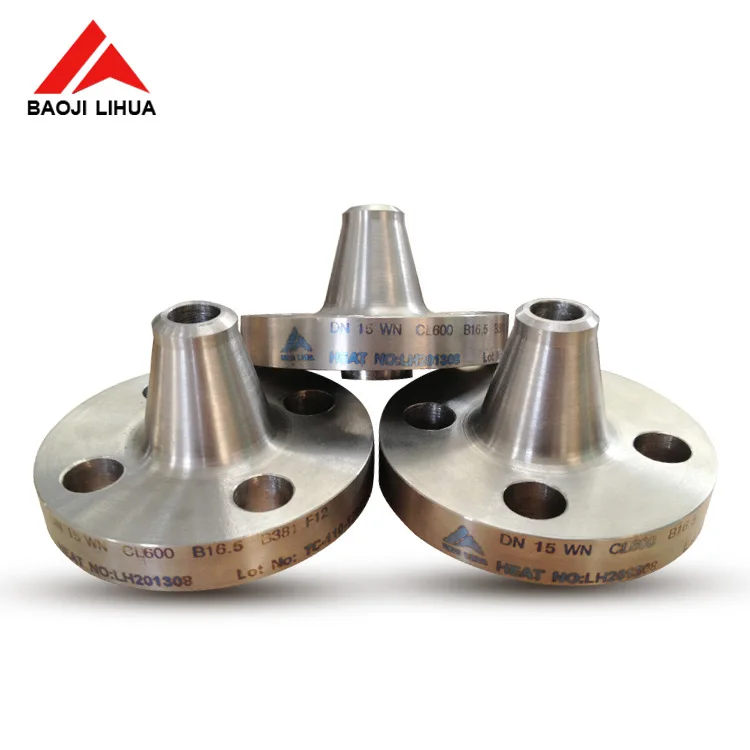 ANSI B 16.5 Ti GR12 titanium WNRF flange 6 INCH CL600