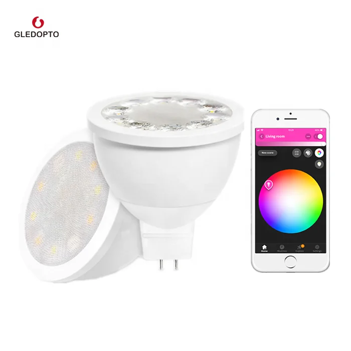 GLEDOPTO Zigbee bridge Smart lighting 4W MR16 RGBCCT LED Spotlight Bulb compatible With Amazon alexa - ANKUX.COM