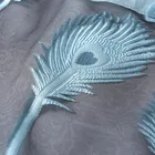 Muslim women head wraps shawl feather hijab scarf with embroidery embroidered silk shawl