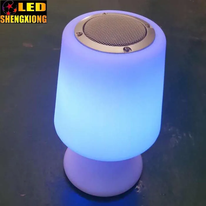 plastic Colorful wireless led cube blue tooth speaker with remote control - ANKUX.COM