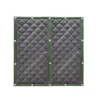 Outdoor water proof pvc tarpaulin temporary sound barrier for high way