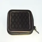 Hot sale small metal money box coin box chage box case with a zipper