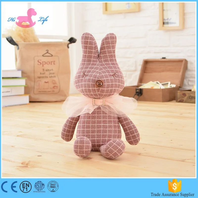 2017 OEM easter fabric soft bunny toy