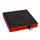 electric pottery stove 1200w hot plate with glass Aluminum alloy bracket ceramic glass cooktop
