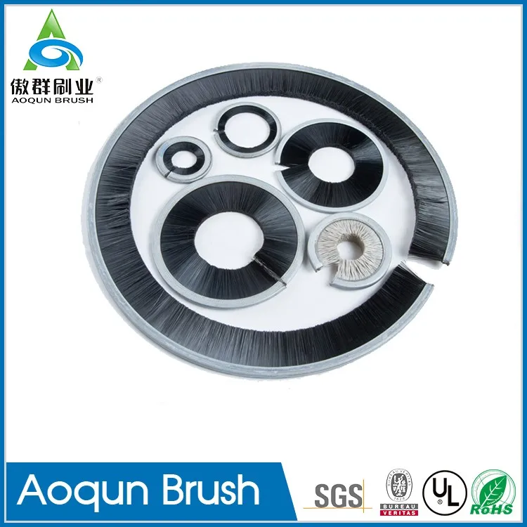 Nylon Bristle Industrial Inverted Disk Brushes Internal Ring Brush