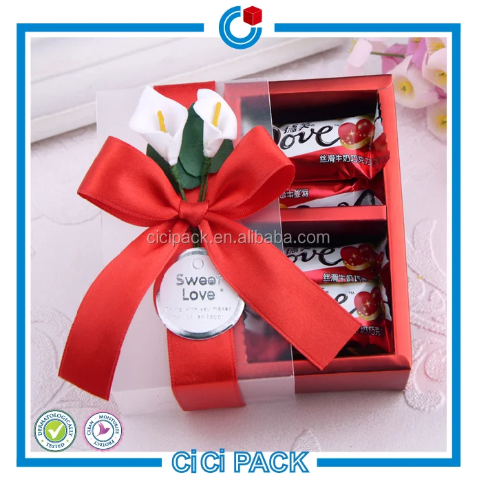 wedding design custom colorful cardboard candy gift box,candy