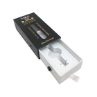 Custom cardboard paper vape pen cartridge box packaging with childproof button