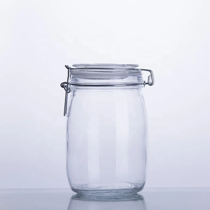 Пищевая бутылка мл герметичное стекло 500 контейнер/стеклянная банка с герметизацией верхней крышкой