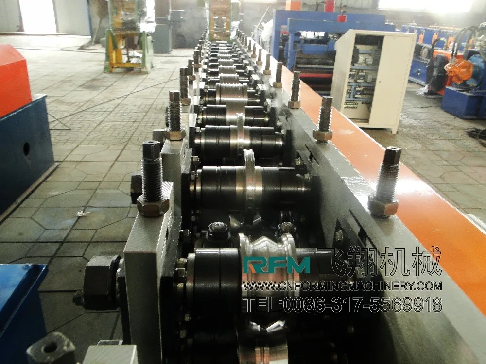 Aluminium Door Frame Cold Rolling Machinery Metal Frame Making Machine