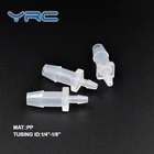 1/4" ~1/8" cheap plastic reudcing I shape fittings and connectors
