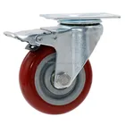 360 degree Castor Wheel 4 Inch Swivel 4\"" small casters 3inch pvc caster wheel