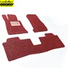 factory price durable pvc coil custom high quality red car floor mats