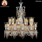 Baccarat Gold Crystal Chandelier Lamp