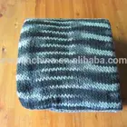50DA47 100%acrylic oversized handknit like cable knit blanket throw knit for sofas