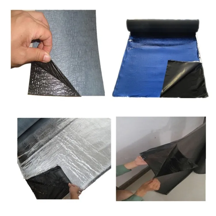 Hdpe Cross Laminated Underground Self Adhesive Modified Bitumen