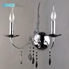 Residential zhongshan tiffany candle lamp E14 crystal mounted suspended wall light 3102312