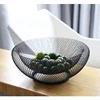Double Wall Kitchen decorative home metal Large wire mesh bread fruit storage basket