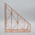 good quality new red book case shelf rustic bookcase metal