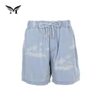 Cheap printed designer wholesale custom cotton sportswear short shorts for men