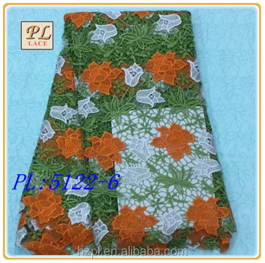 2015 latest design fashion african dress embroidery swiss guipure lace fabric for women
