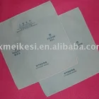silk print logo microfiber suede material cleaning cloth