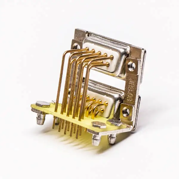 Right Angled Male 9 Pin D Sub Stacked Connector for PCB.jpg