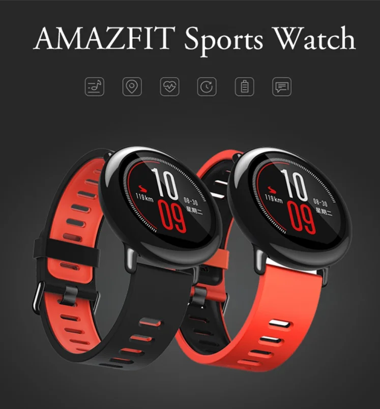 Fancy digital Xiaomi AMAZFIT Touch Screen Wifi GPS Sports Smart Watch