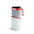 rechargeable wireless speakers portable led light with metal mesh speaker grill