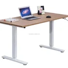 Crank Handle Height Adjustable Computer Desk