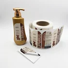 Hot Sales Custom Brand Design Waterproof Adhesive Plastic Bottles Private Labels Sticker Printing