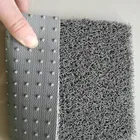 Car Mat Anti Slip PVC Coil Car Carpet Double Colors Firm Back Plastic Mat
