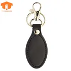 Cheap Baseball Custom Car Pu Genuine Leather Animal Tassel Metal Keychain With Logo