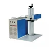 Aluminum alloy working table rotary attachment 20w mini portable fiber laser engraving marking machine