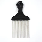 wholesale metal tooth hair combs plastic afro hair combs