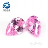 Pear Cut Pink Cubic Zirconia Synthetic Gemstones