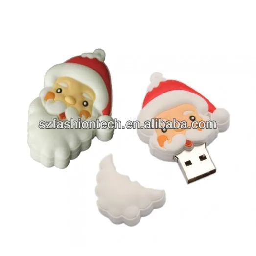 lovely pen drive christmas gifts usb flash drive santa claus usb