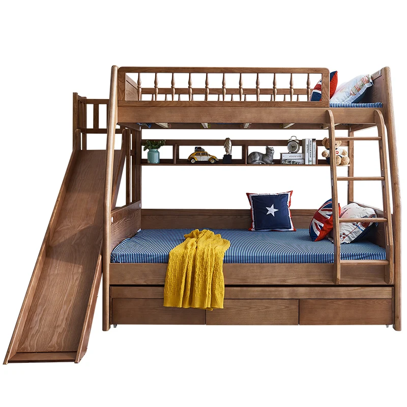 two bunk beds