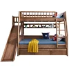 Wooden Bunk Kids Bed Comfortable Steady for Two Person Double Bunk Beds in Foshan Furniture City