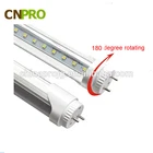 Easy Installation 25W Clear Cover 1.5M LED Tube Lighting T8 With Rotating End Cap
