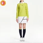 Good quality 100% cotton Long sleeve golf sport woman shirt
