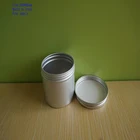 Aluminium Can Aluminum Aluminium Round Can Tin With Screw Lid Tin Box Multi Purpose Container