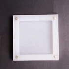 15mm acrylic white and folish color acrylic serving tray