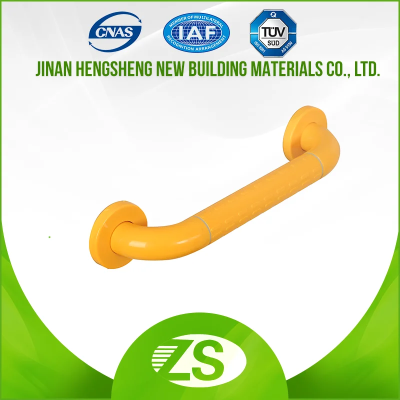 Yellow Painted ABS Coated Disabled Toilet Handle